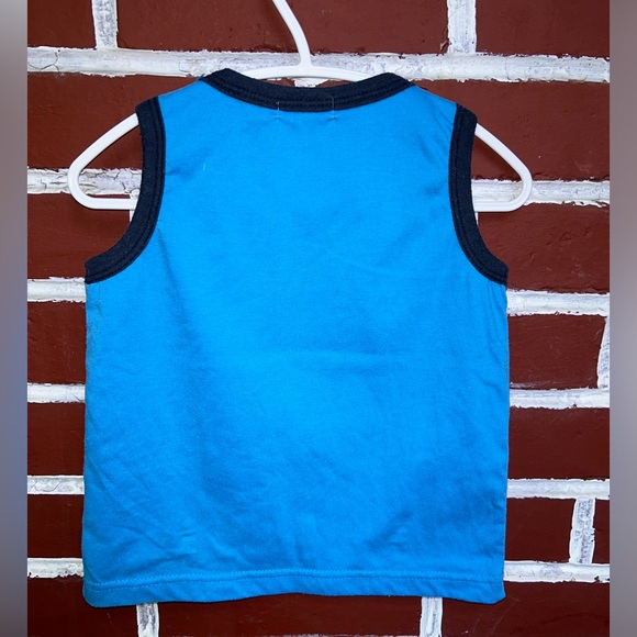 Blue and orange graphic tank | size 2 - Picture 2 of 5